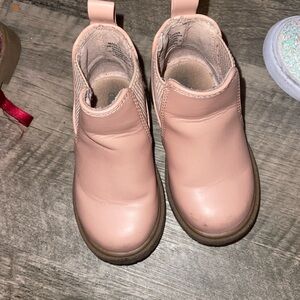 Light pink booties